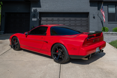 1992 Acura NSX in Formula Red over Black