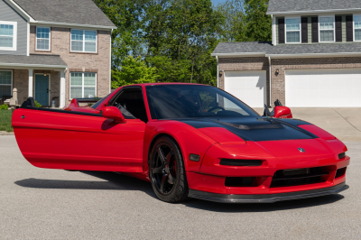 1992 Acura NSX in Formula Red over Black