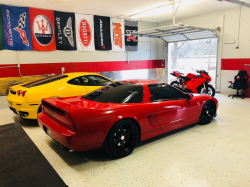 1992 Acura NSX in Formula Red over Black