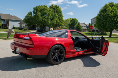 1992 Acura NSX in Formula Red over Black