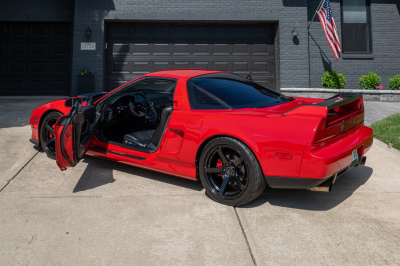 1992 Acura NSX in Formula Red over Black