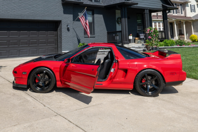 1992 Acura NSX in Formula Red over Black