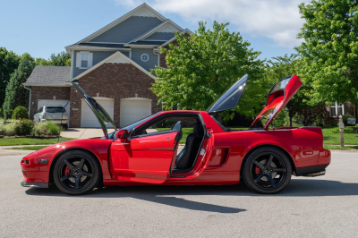 1992 Acura NSX in Formula Red over Black