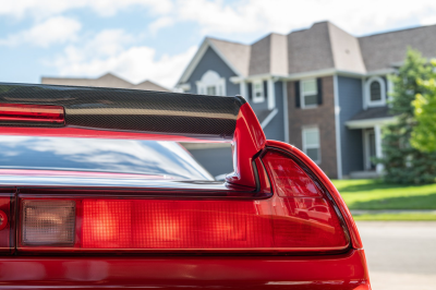 1992 Acura NSX in Formula Red over Black