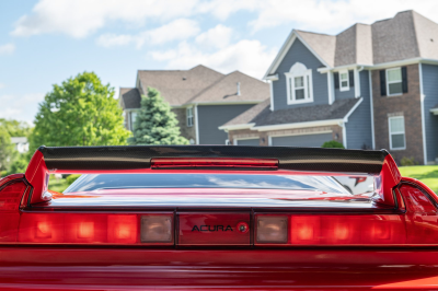 1992 Acura NSX in Formula Red over Black