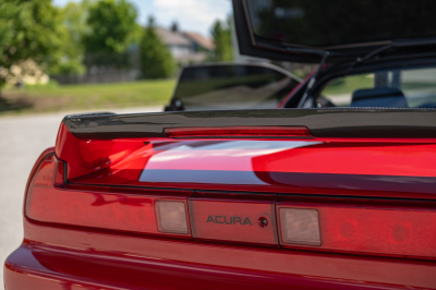 1992 Acura NSX in Formula Red over Black
