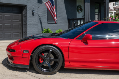 1992 Acura NSX in Formula Red over Black