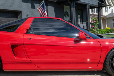 1992 Acura NSX in Formula Red over Black