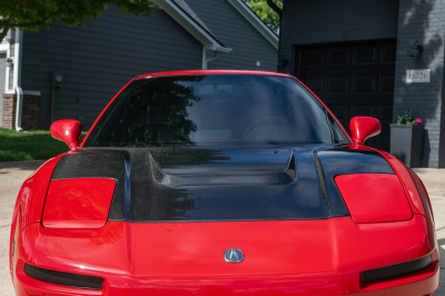 1992 Acura NSX in Formula Red over Black