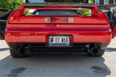 1992 Acura NSX in Formula Red over Black