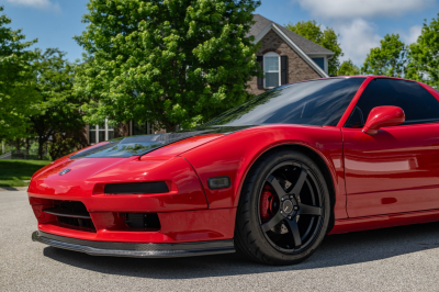 1992 Acura NSX in Formula Red over Black