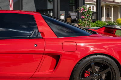 1992 Acura NSX in Formula Red over Black