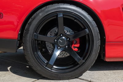 1992 Acura NSX in Formula Red over Black