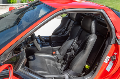 1992 Acura NSX in Formula Red over Black