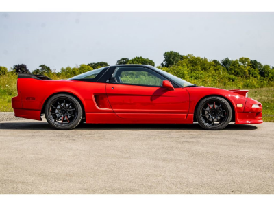 1991 Acura NSX in Formula Red over Black
