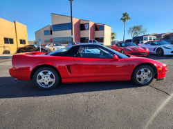 1991 Acura NSX in Formula Red over Black