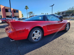 1991 Acura NSX in Formula Red over Black