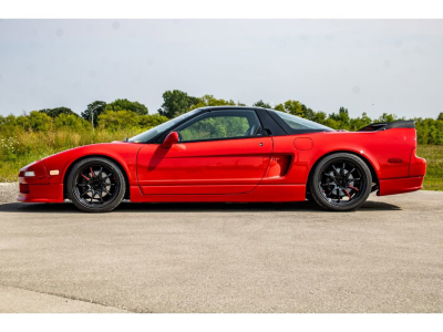 1991 Acura NSX in Formula Red over Black