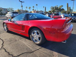 1991 Acura NSX in Formula Red over Black