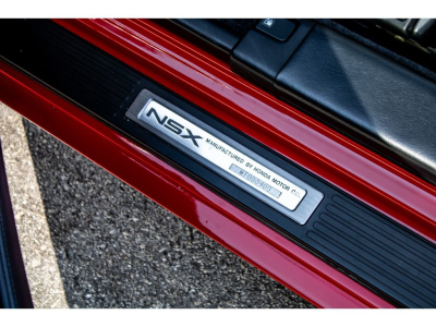 1991 Acura NSX in Formula Red over Black