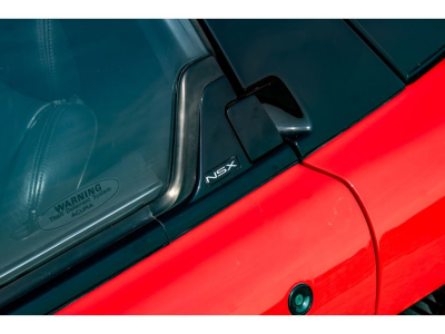 1991 Acura NSX in Formula Red over Black