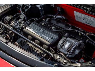 1991 Acura NSX in Formula Red over Black