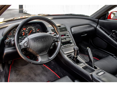 1991 Acura NSX in Formula Red over Black