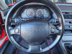 1991 Acura NSX in Formula Red over Black