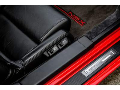 1991 Acura NSX in Formula Red over Black