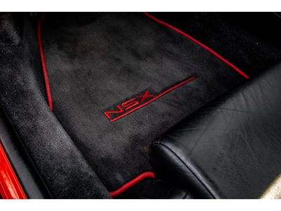 1991 Acura NSX in Formula Red over Black