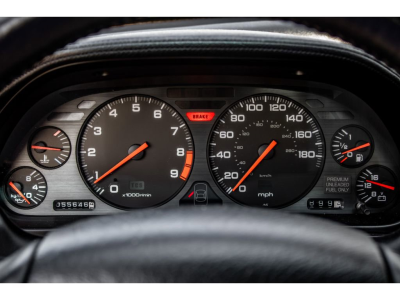 1991 Acura NSX in Formula Red over Black