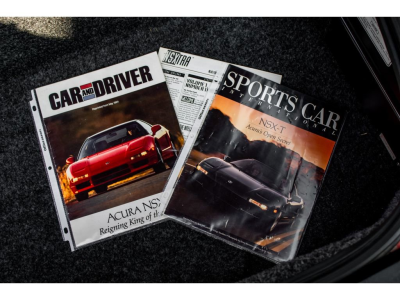 1991 Acura NSX in Formula Red over Black