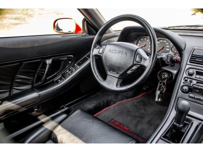 1991 Acura NSX in Formula Red over Black