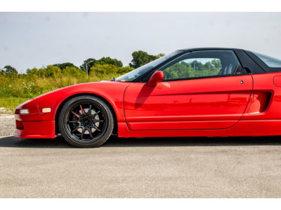 1991 Acura NSX in Formula Red over Black