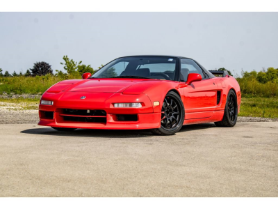 1991 Acura NSX in Formula Red over Black
