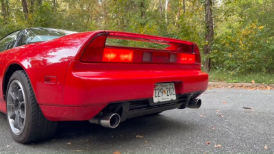 1992 Acura NSX in Formula Red over Black