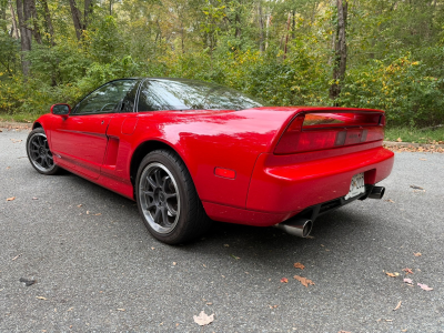1992 Acura NSX in Formula Red over Black