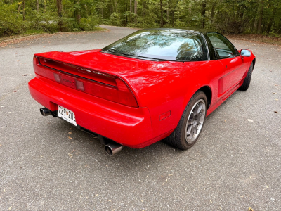 1992 Acura NSX in Formula Red over Black