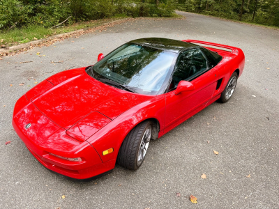 1992 Acura NSX in Formula Red over Black