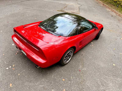 1992 Acura NSX in Formula Red over Black