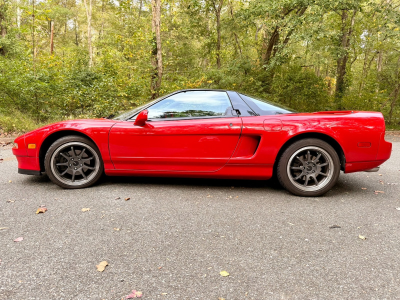 1992 Acura NSX in Formula Red over Black