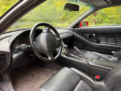 1992 Acura NSX in Formula Red over Black