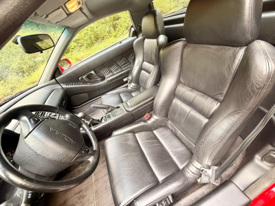 1992 Acura NSX in Formula Red over Black