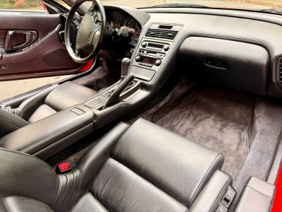 1992 Acura NSX in Formula Red over Black