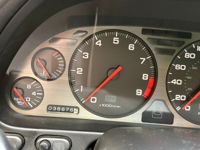 1992 Acura NSX in Formula Red over Black