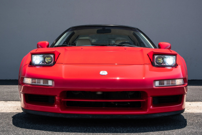 1991 Acura NSX in Formula Red over Ivory