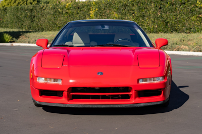 1991 Acura NSX in Formula Red over Ivory
