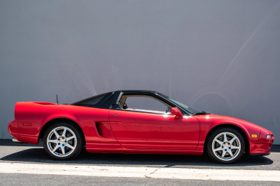 1991 Acura NSX in Formula Red over Ivory