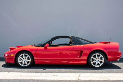 1991 Acura NSX in Formula Red over Ivory