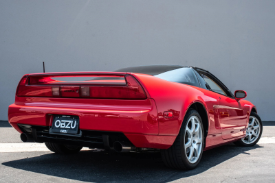 1991 Acura NSX in Formula Red over Ivory